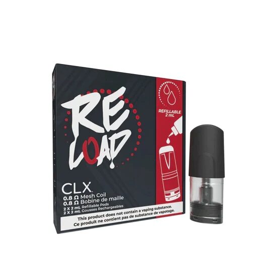 CLX Reload- Refillable STLTH Pods 2/pk