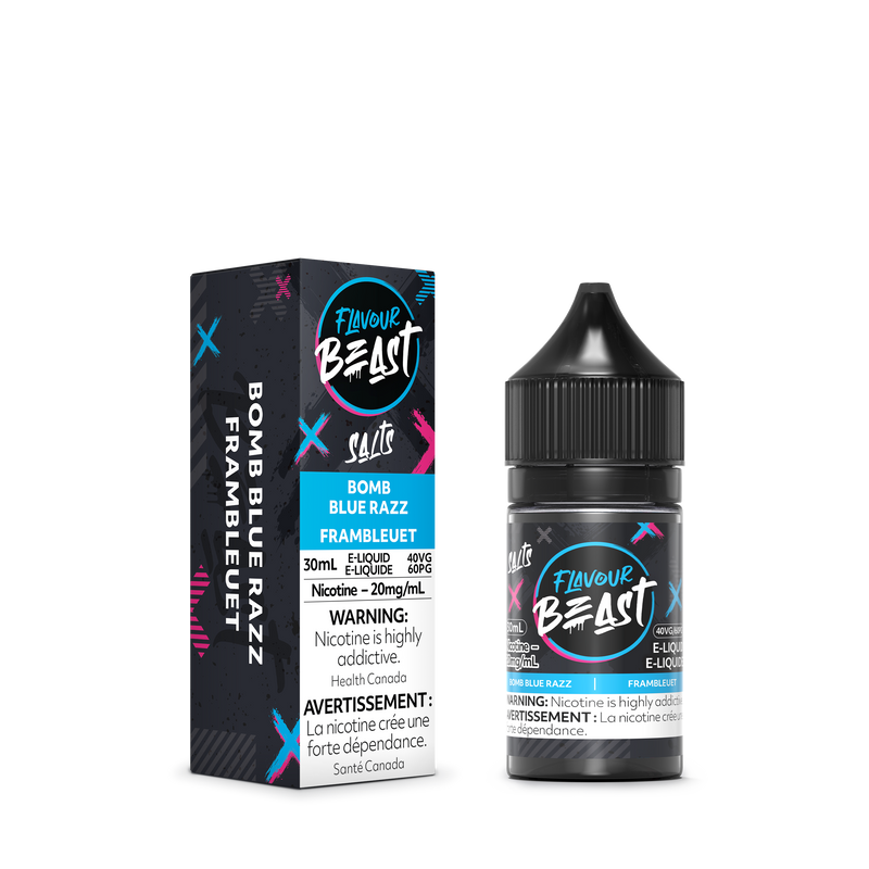 Flavour Beast E-Liquid- Bomb Blue Razz Nic Salt