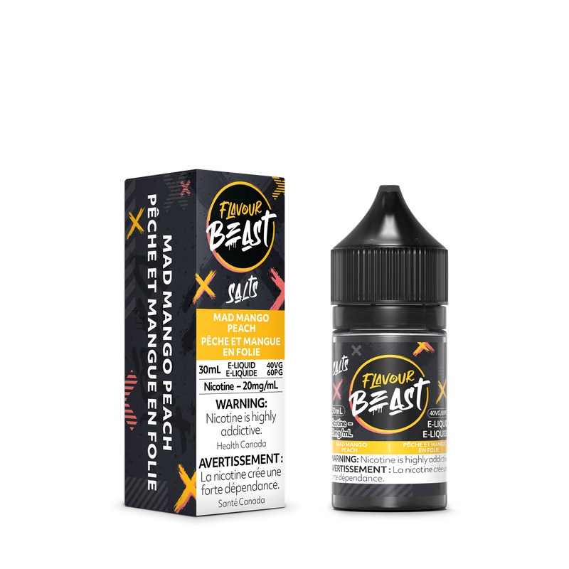 Flavour Beast E-Liquid- Mad Mango Peach Nic Salt