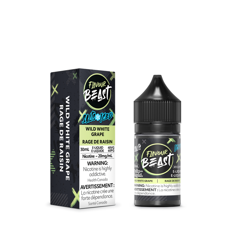 Flavour Beast E-Liquid- Wild White Grape Iced Nic Salt