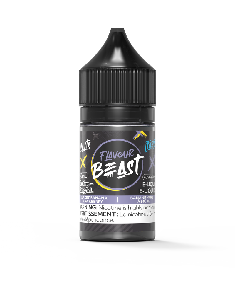 Flavour Beast E-Liquid- Blazin' Banana Blackberry Iced Nic Salt