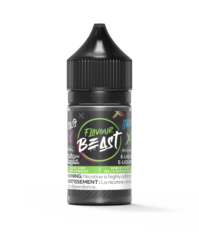 Flavour Beast E-Liquid- Kewl Kiwi Passionfruit Iced Nic Salt