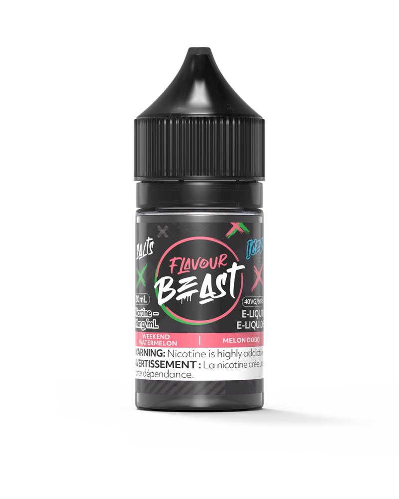 Flavour Beast E-Liquid- Weekend Watermelon Iced Nic Salt