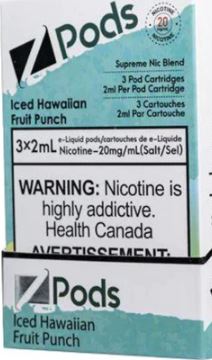 Iced Hawaiian Fruit Punch - Z Pod 20mg Special Nic Blend (S Compatible)