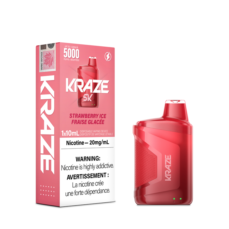 Kraze 5000 Puff Rechargeable Disposables