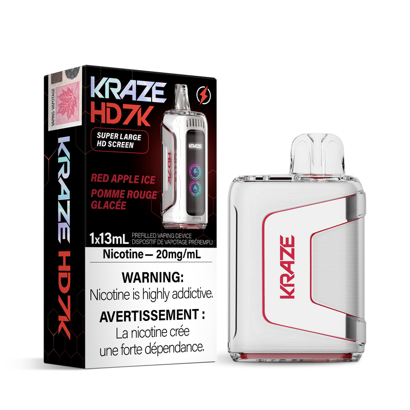 Kraze HD 7000 Puff Rechargeable Disposables