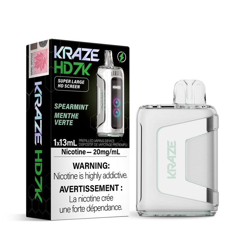 Kraze HD 7000 Puff Rechargeable Disposables