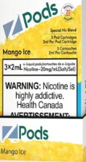 Mango Ice - Z Pod 20mg Special Nic Blend (S Compatible)