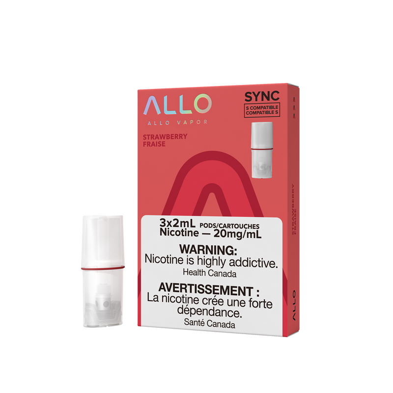 Allo SYNC Strawberry Pods 20mg (Excise Tax Product)