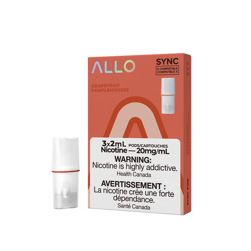 Allo SYNC Grapefruit Pods 20mg (Excise Tax Product)