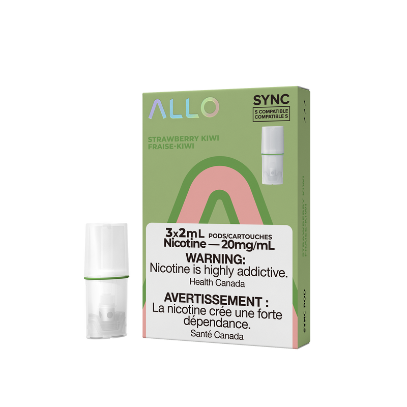 Allo SYNC Strawberry Kiwi Pods 20mg (Excise Tax Product)