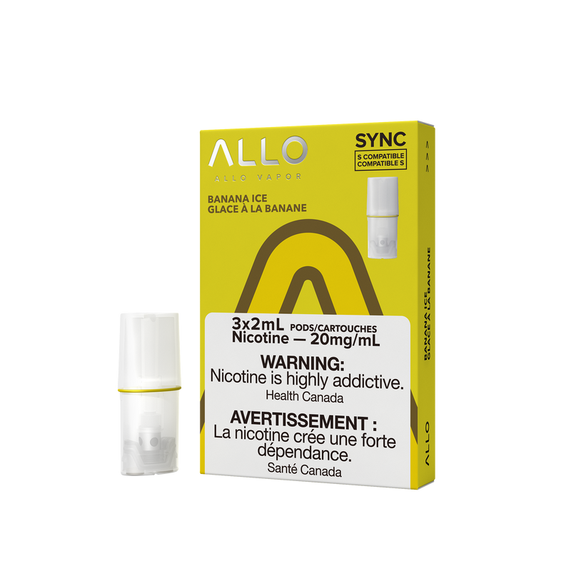 Allo SYNC Banana Ice Pods 20mg (Provincial Excise Product)