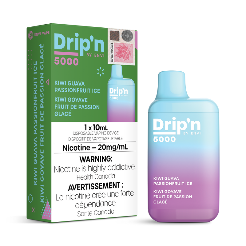 Drip'n By ENVI 5000 Puff Rechargeable Disposable