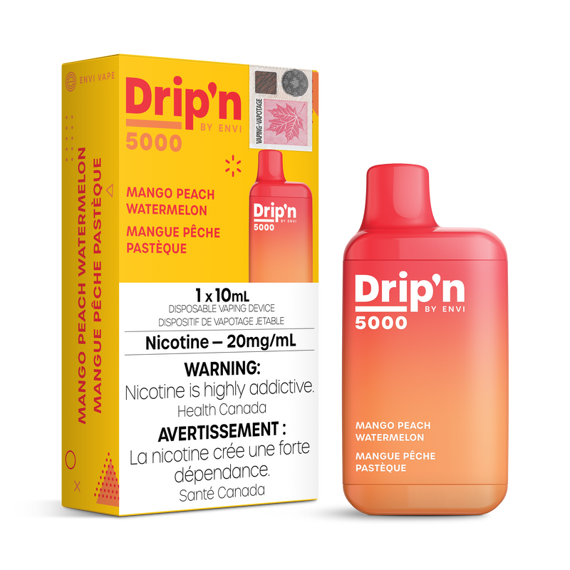 Drip'n By ENVI 5000 Puff Rechargeable Disposable