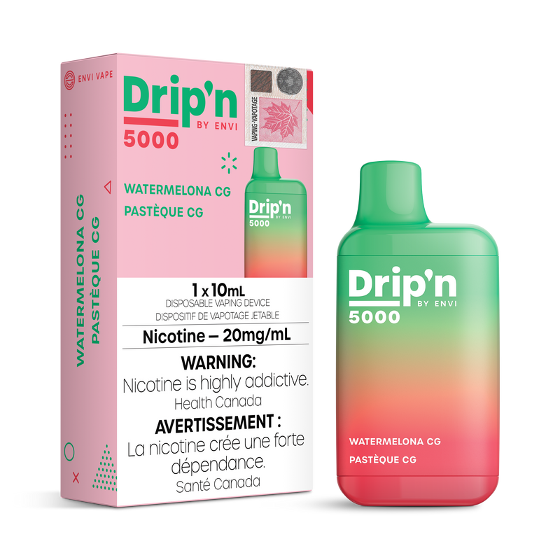 Drip'n By ENVI 5000 Puff Rechargeable Disposable