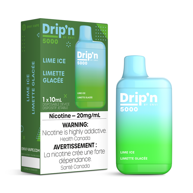 Drip'n By ENVI 5000 Puff Rechargeable Disposable