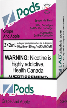 Grape & Apple- Z Pod 20mg Special Nic Blend (S Compatible)