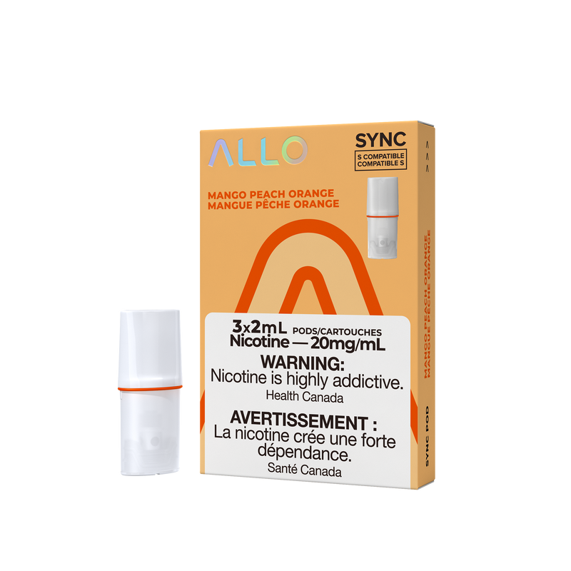 Allo SYNC Mango Peach Orange Pods 20mg  (Excise Tax Product)