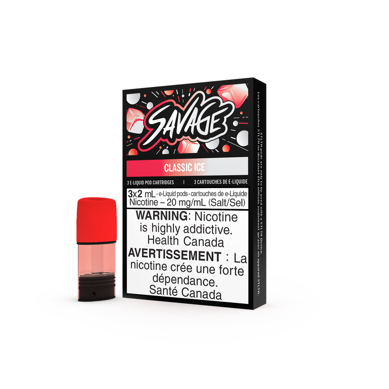 Savage- Classic Ice - STLTH Pod Pack (Excise Tax Product)