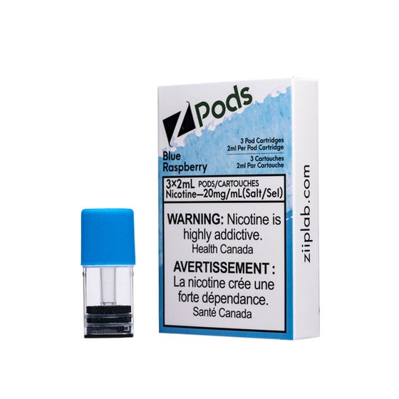 Blue Raspberry - Z Pod 20mg Special Nic Blend (S Compatible)